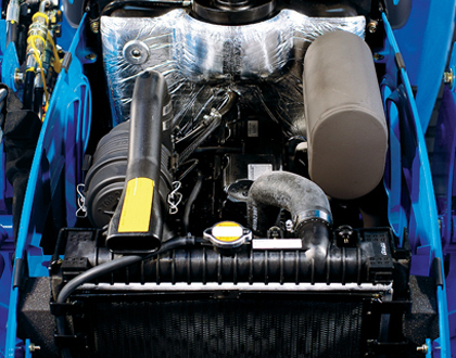 Минитрактор Mitsubishi LS J 27 с кабиной  - Дизельный двигатель Mitsubishi жидкостного охлаждения